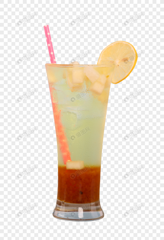 夏日冰品菠萝饮料图片