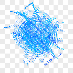 蓝色波状水纹图片