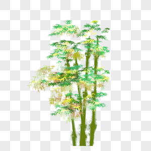 竹树图片