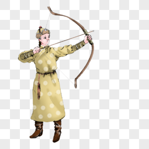 蒙古族人物形象图片