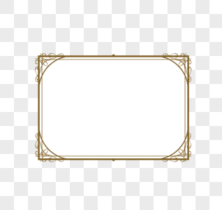 文字框边框花哨高清图片
