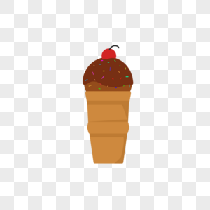 夏季食物卡通手绘冰淇淋图片