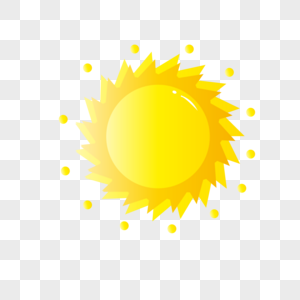 夏日太阳矢量图图片