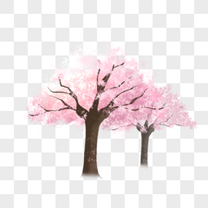 樱花树素材图片