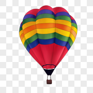 热气球热气球彩虹高清图片