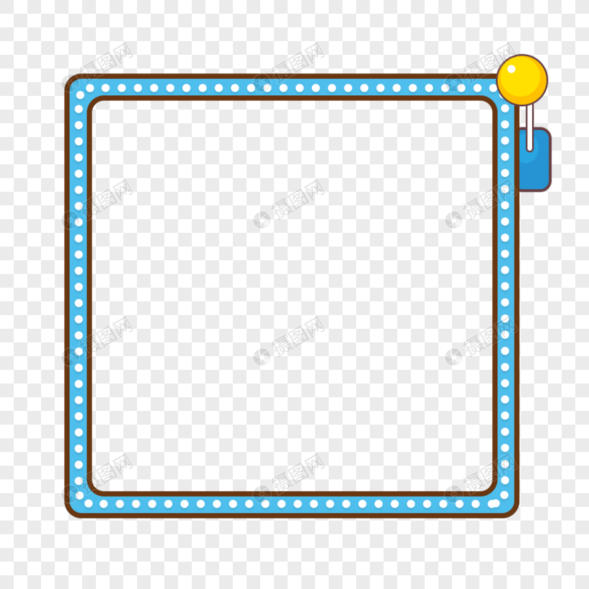 卡通手绘可爱游戏边框图片