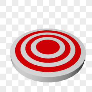 圆形红色箭靶图片