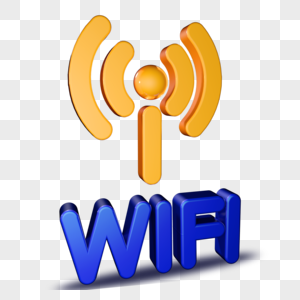 WIFI 信号创意立体符号高清图片