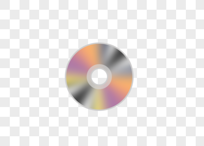 PSD彩色实物免抠光盘光碟图片