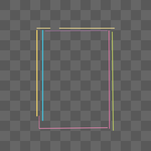 霓虹边框图片