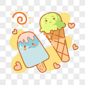 雪糕和冰淇淋图片
