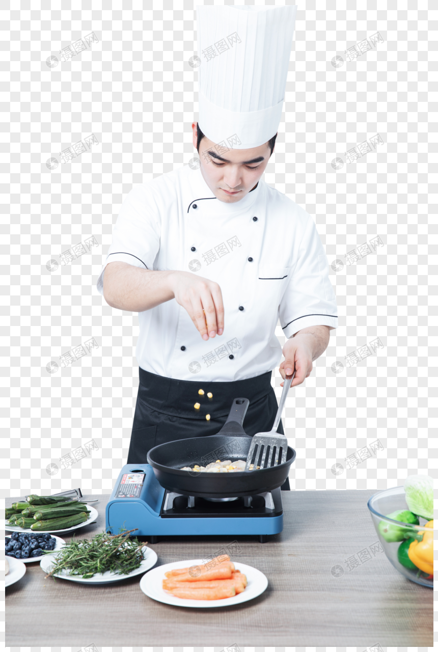 厨师炒菜