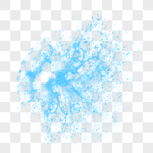 蓝色飞溅的水珠图片