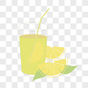 柠檬饮料免抠素材图片