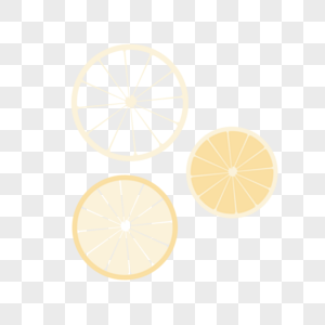 柠檬片免抠素材图片