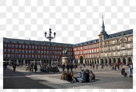 西班牙塞利维亚西班牙广场高清图片