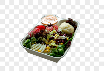 蔬菜素食沙拉图片