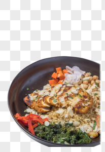 鸡胸糙米饭图片
