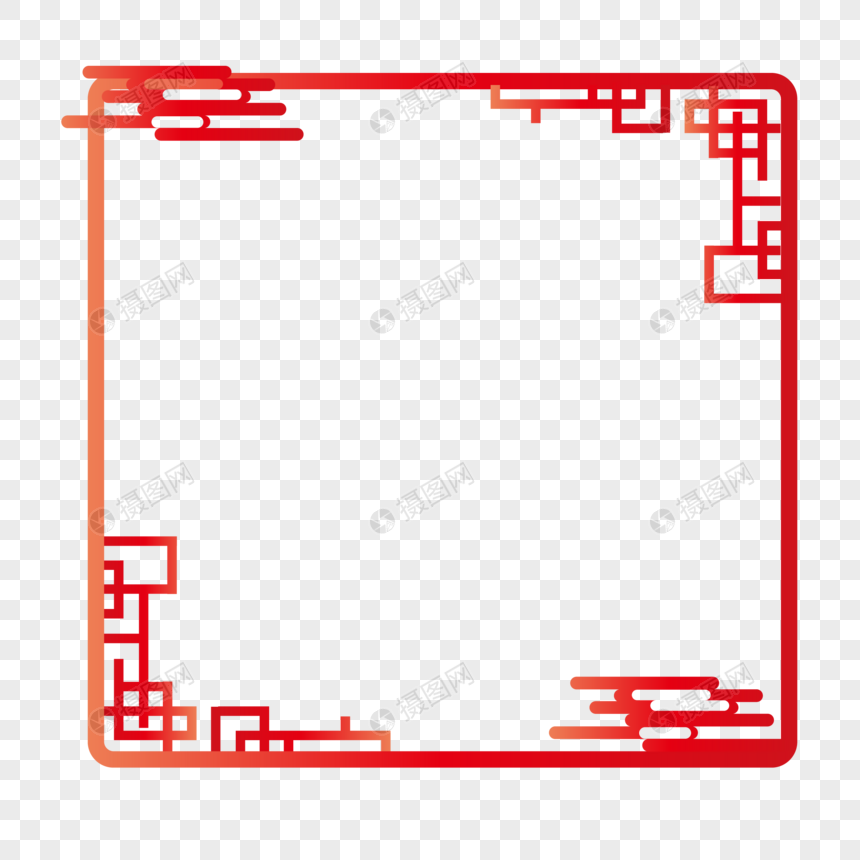 中国风边框装饰矢量图图片