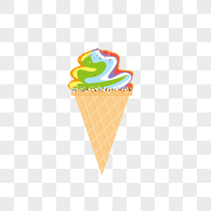 冰淇凌 甜筒图片