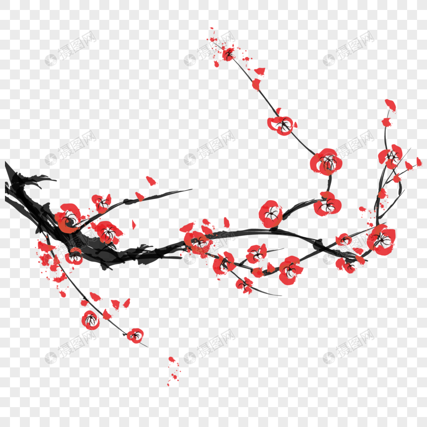 梅花免抠素材