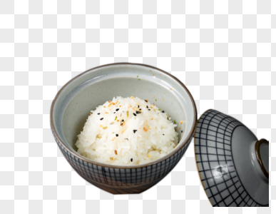 泰国香米饭天妇罗面米饭高清图片