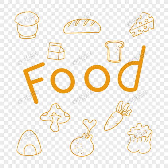 food食物背景图片