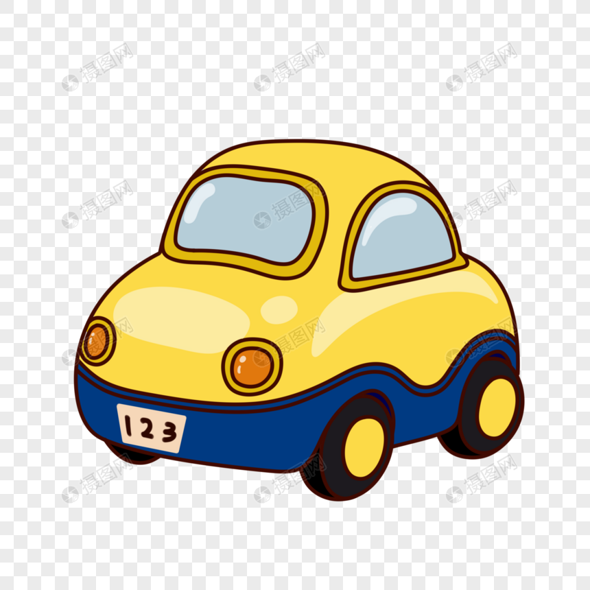 卡通玩具小汽车
