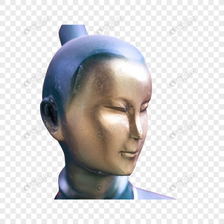 唐朝人物雕塑图片