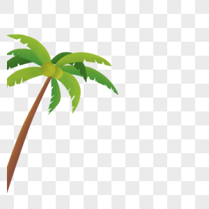 椰子树手绘椰树南方高清图片