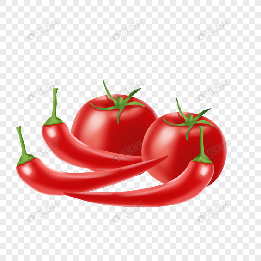 西红柿辣椒图片