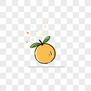 MBE风格夏季水果元素柚子图片