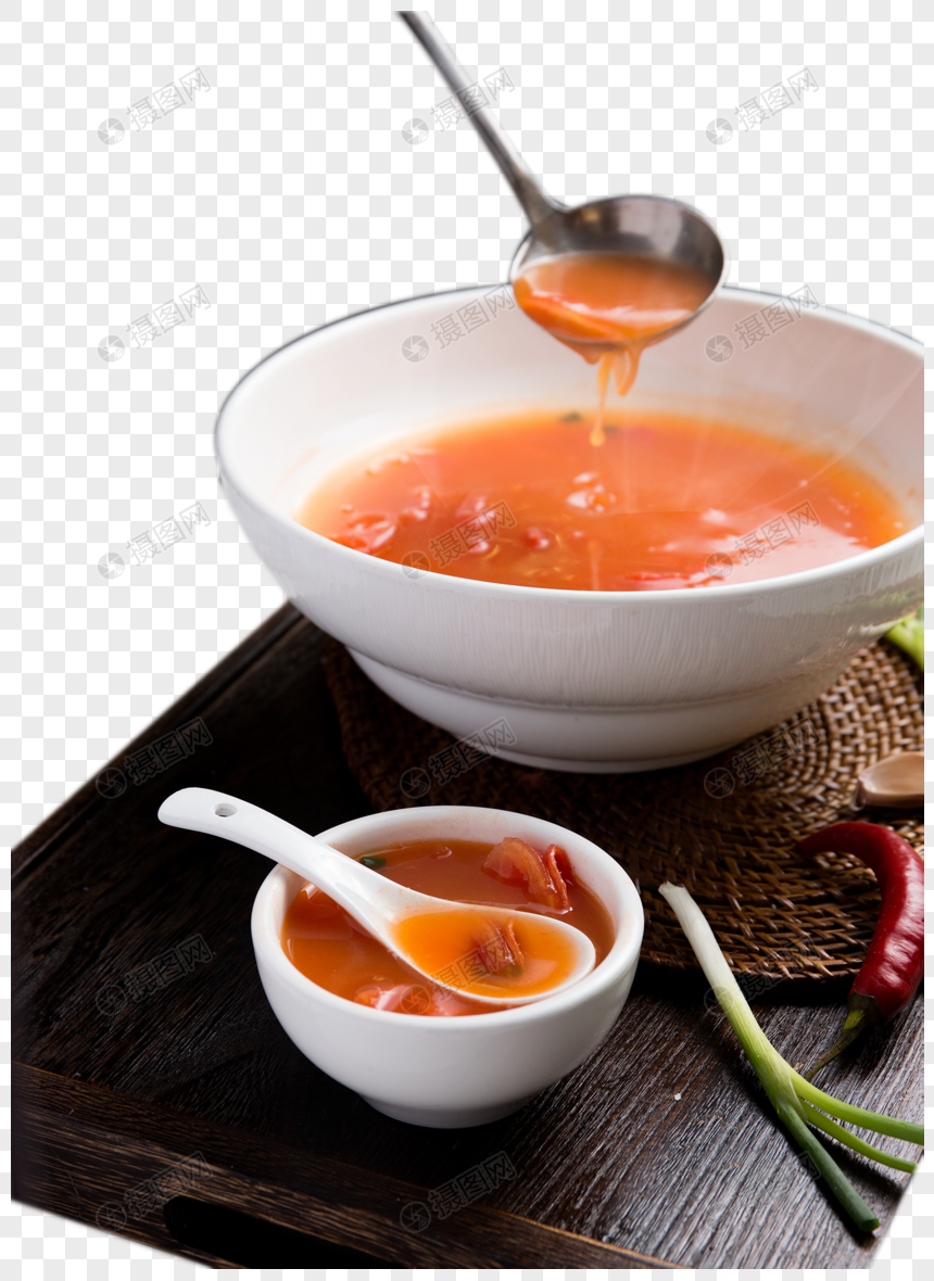 番茄汤图片