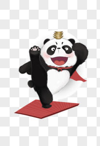 功夫熊猫熊猫火锅高清图片