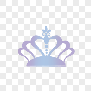 蓝紫色儿童节皇冠图片