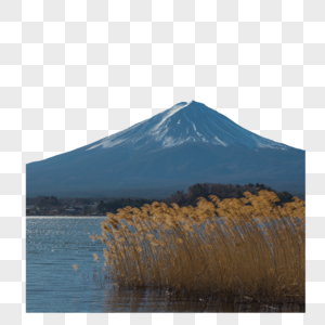日本富士山大阪樱花高清图片