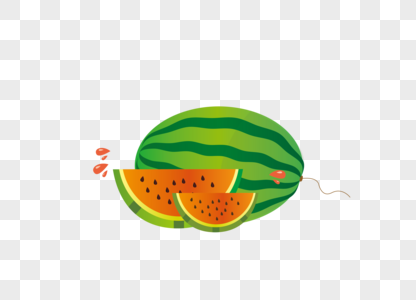 3D卡通可爱特色儿童夏日水果西瓜图片