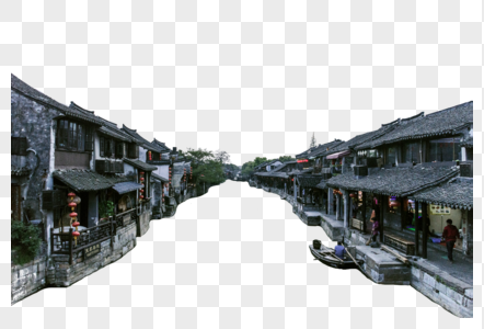 风景街道建筑图片