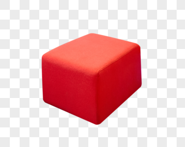 四方形红色凳子图片