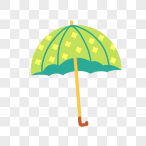 花伞手绘雨伞高清图片