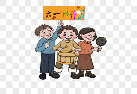 三个在表演的小孩图片