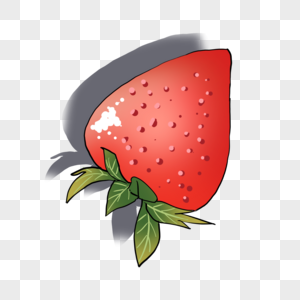 好吃的水果一颗草莓图片