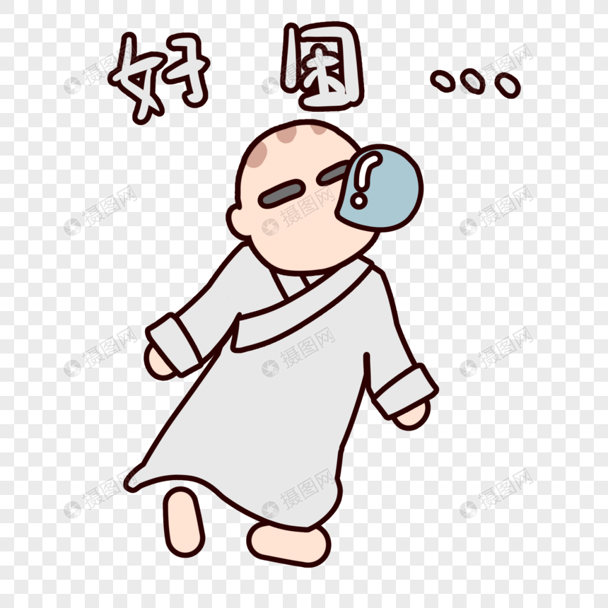 搞怪和尚表情包