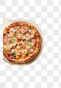 披萨木质托盘美食图片
