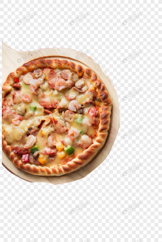 披萨木质托盘美食图片