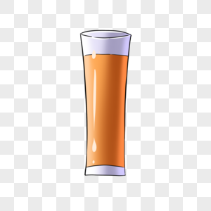 玻璃杯橙色饮品图片