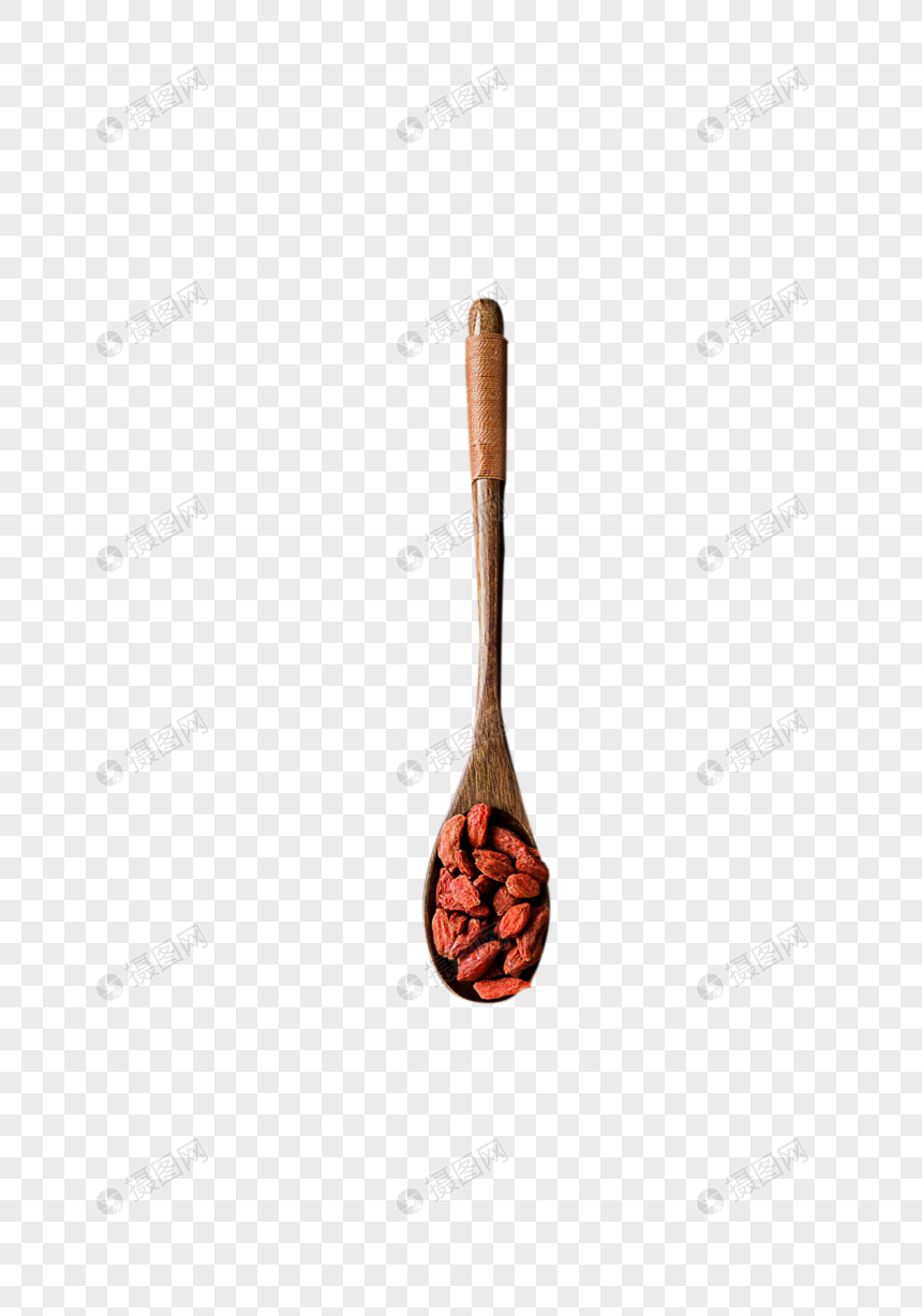 枸杞子木质勺子图片