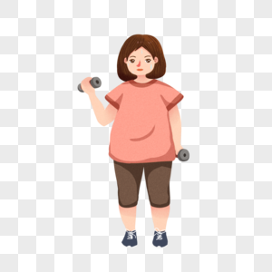 运动减肥的女孩图片