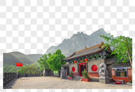 云台山万善寺风光图片