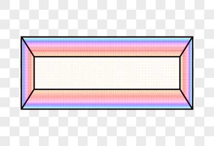 渐变线条标题边框高清图片